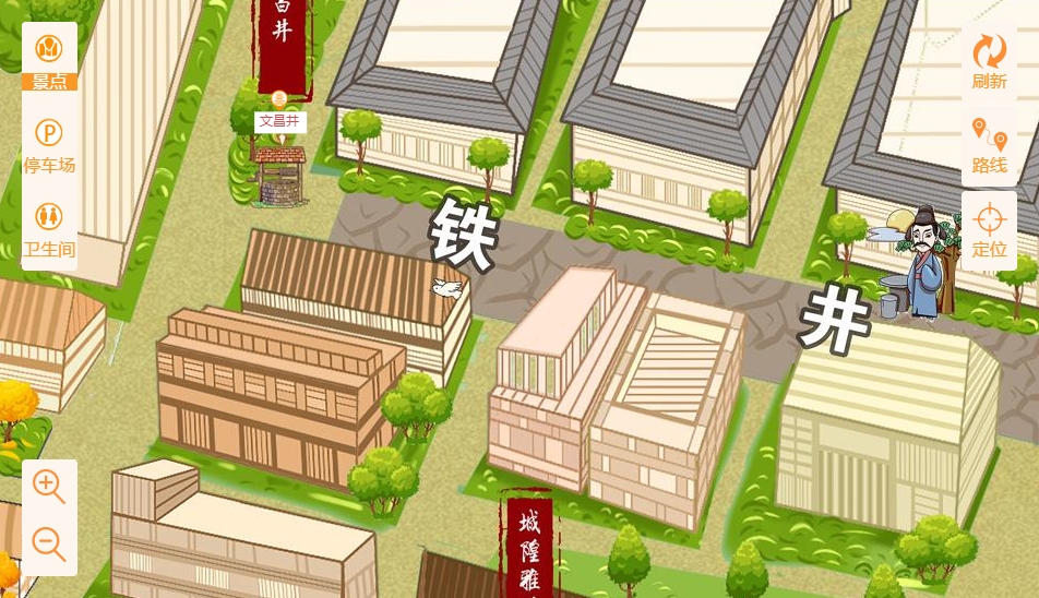 南县智慧景区：手绘地图与语音导览的完美融合