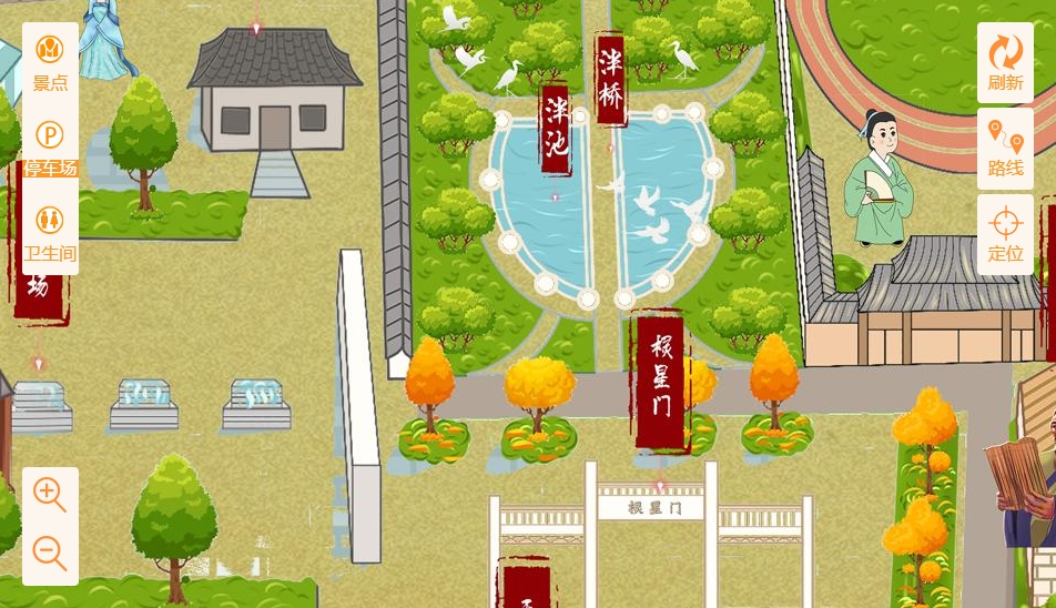 南县手绘地图景区语音讲解导览系统：智慧景区建设的基石